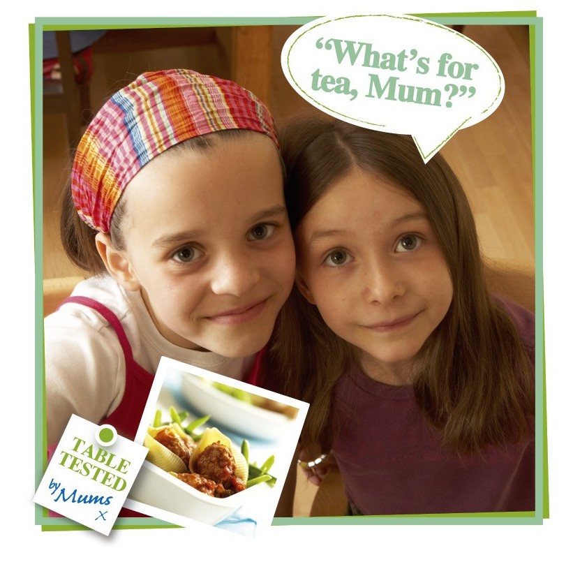 What's for tea mum, recipes with kids in mind
